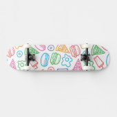 ファースト・フードパターン スケートボード (横)