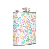 ファースト・フードパターン フラスク (右)