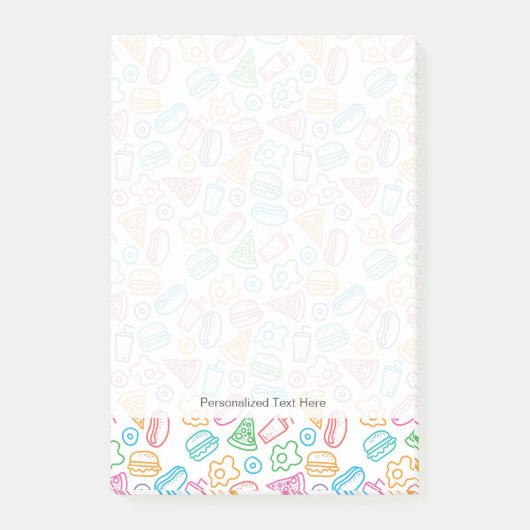 ファースト・フードパターン ポストイット (正面)