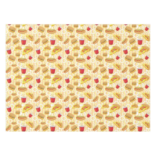 ファースト・フード テーブルクロス (正面(横))