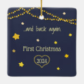 ファースト・ホリデーオーナメントパーソナライズ・ラブ・ユー セラミックオーナメント (裏面)