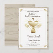 ファースト・ホリー招待状 招待状 (正面/裏面)