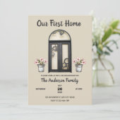 ファースト・ホームパーティの招待状 招待状 (スタンド正面)