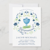 ファースト・ホーリー招待状少年の招待状カード 招待状 (正面)