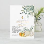 ファースト・ホーリー秋カボチャ緑 招待状 (スタンド正面)