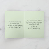 ファースト・ホーリー・コミュニオンヴァージンメリーフラワーズヴィンテージ シーズンカード (内部)