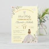 ファースト・ホーリー・コミュニオン招待状ボホ・チャリス 招待状 (スタンド正面)