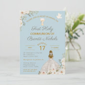 ファースト・ホーリー・コミュニオン招待状ボホ・チャリス 招待状 (スタンド正面)