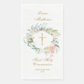 ファースト・ホーリー・コミュニオン金ゴールドフローラ・ガーランド (正面)