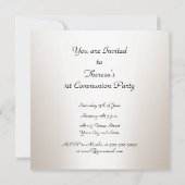 ファースト・ホーリー・コミューンパーティの招待状 招待状 (裏面)