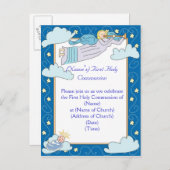 ファースト・ホーリー・コミューン招待状 インビテーションポストカード (正面/裏面)