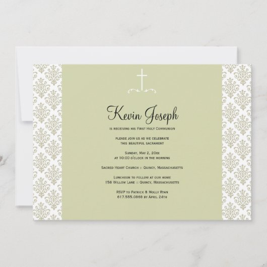 ファースト・ホーリー・コミューン招待状 招待状 (正面)