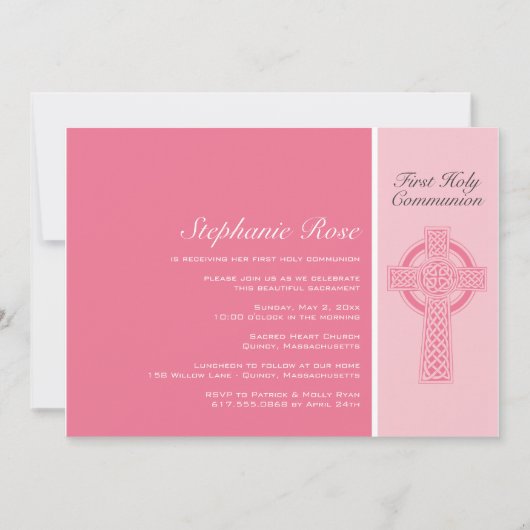 ファースト・ホーリー・コミューン招待状 招待状 (正面)