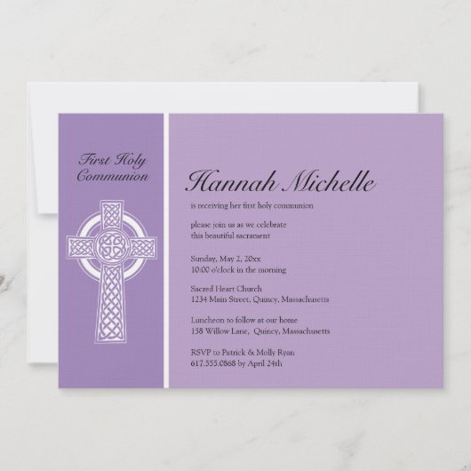 ファースト・ホーリー・コミューン招待状 招待状 (正面)