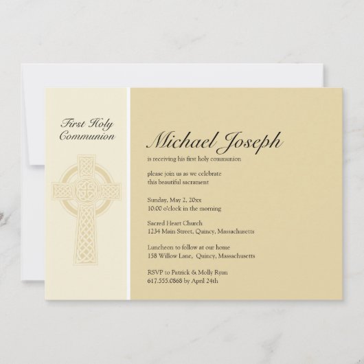 ファースト・ホーリー・コミューン招待状 招待状 (正面)