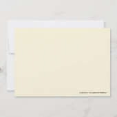 ファースト・ホーリー・コミューン招待状 招待状 (裏面)