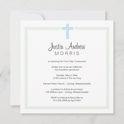 ファースト・ホーリー・コミューン招待状 招待状 (正面)