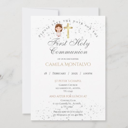 ファースト・ホーリー・コミューン招待状 招待状 (正面)