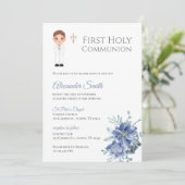 ファースト・ホーリー・ボーイ・コミュニオン招待状 招待状 (スタンド正面)
