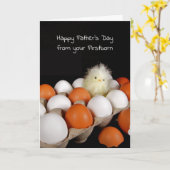 ファースト・ボーン・シックの父の日 カード (黄色い花)