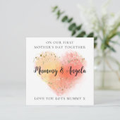 ファースト・マザーズデイ・フレンズ最高の金ゴールドオレンジハート シーズンカード (スタンド正面)