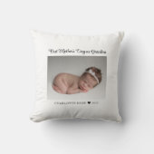 ファースト・マザーズ・デイ新おばあちゃんのベビー写真 クッション (正面)