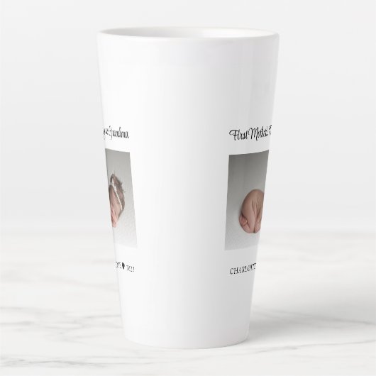 ファースト・マザーズ・デイ新おばあちゃん カフェラテマグ (正面)