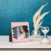 ファースト・マザーズ・デイ新しいママベビー写真キープサキープピンク フォトプラーク (インサイチュ)