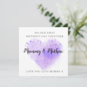 ファースト・マザーズ・デイ・最高のフレンド・パープル・ハート シーズンカード (スタンド正面)