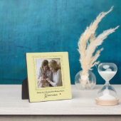 ファースト・マザーデイグリッター紙吹雪おばあちゃん写真 フォトプラーク (インサイチュ)