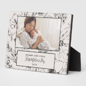 ファースト・マザーデーカスタム赤面植物写真 フォトプラーク (側面)