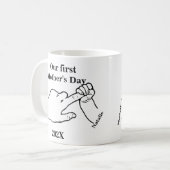 ファースト・マザーバンプハッピー・マザーズ・デイ コーヒーマグカップ (正面左)