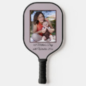 ファースト・マザー・デイ・フォト・装飾用クッション ピックルボールラケット (裏面)