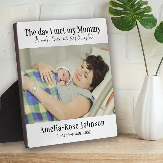 ファースト・マザー・デイ・ラブの一目惚れ写真 フォトプラーク