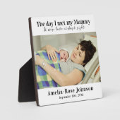 ファースト・マザー・デイ・ラブの一目惚れ写真 フォトプラーク (正面)
