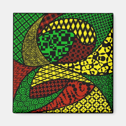 「ファースト・ミックス」スクエア・マグネット マグネット (正面)