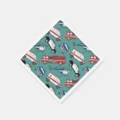 ファースト・レスポンダー医療緊急誕生日 スタンダードカクテルナプキン (角)