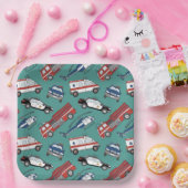 ファースト・レスポンダー医療緊急誕生日 ペーパープレート (パーティー)