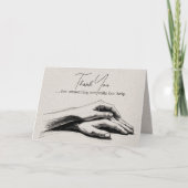 ファースト・レスポンダー消防警察救急医療隊員ありがとう サンキューカード (正面)