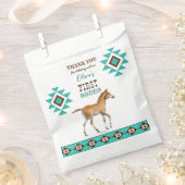 ファースト・ロデオ南西部ターコイズ・カントリー・ホース フェイバーバッグ (クリップ留めされた状態)