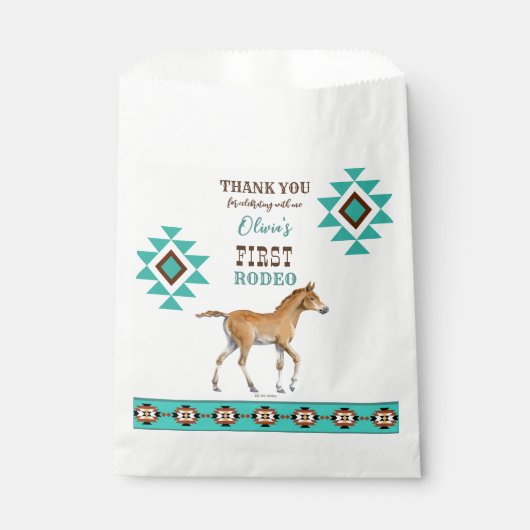 ファースト・ロデオ南西部ターコイズ・カントリー・ホース フェイバーバッグ (正面)