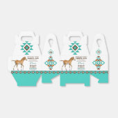 ファースト・ロデオ南西部ターコイズ・カントリー・ホース フェイバーボックス (折り畳みなし)