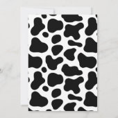 ファースト・ロデオ女性のカーボーイファースト・バースデーパーティー 招待状 (裏面)