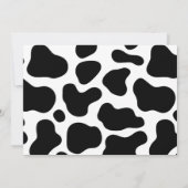 ファースト・ロデオ女性のカーボーイファースト・バースデーパーティー 招待状 (裏面)