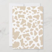 ファースト・ロデオ ウェスタンカウボーイ 1歳の誕生日パーティー招待状 招待状 (裏面)