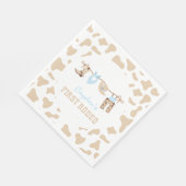 ファースト・ロデオ・ウェスタン・カウボーイ1st誕生日 スタンダードランチョンナプキン (角)