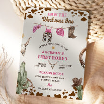 ファースト・ロデオ・ウェスタン・カウボーイ・ファースト・バースデーパーティー