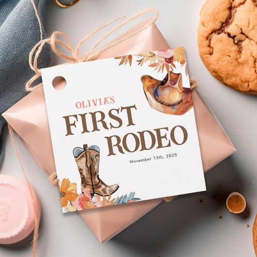ファースト・ロデオ・ウェスタン・ガール1st誕生日 フェイバータグ
