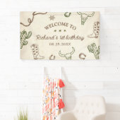 ファースト・ロデオ・ウェスタン・ボーイ1st誕生日 横断幕 (インサイチュ)