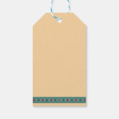 ファースト・ロデオ・カウボーイベビー馬の誕生日パーティーの好意 ギフトタグ (裏面)